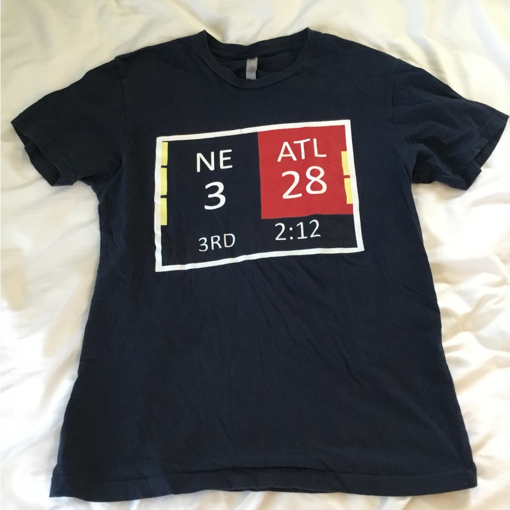 Barstool Sports men’s medium NE Patriots 28-3 tee shirt